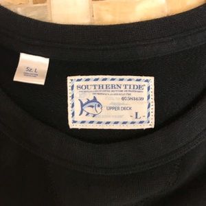 Southern Tide Sweaters - Southern Tide Upper Deck Crewneck (Black, Large) Southern Tide Sweaters - Southern Tide Upper Deck Crewneck (Black, Large)